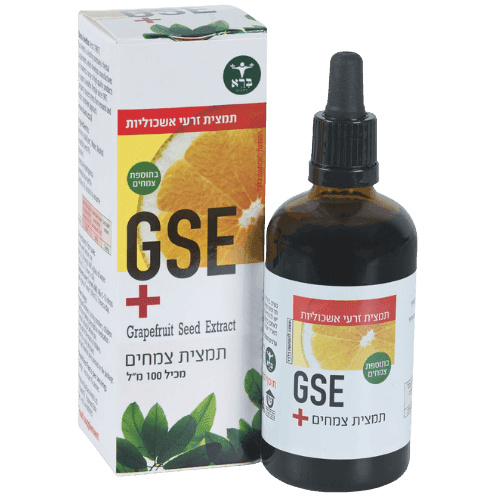 תמצית זרעי אשכוליות | מכיל 100 מל | GSE Forte | ריכוז גבוה של ויטמין C | כשרות בדץ | ברא צמחים | BARA