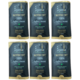 מבצע שישיה | תחליף טבק ללא ניקוטין | סדרת GOLD FORMULA | מכיל 20 גרם | ביגארט | Bigarette