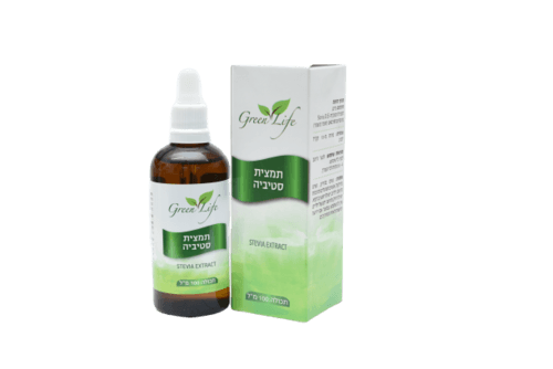 סטיוויה | תחליף טבעי לסוכר | 100 מל | גרין לייף | Green Life