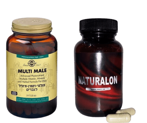 מבצע מארז | 60 טבליות לגבר פלוס 60 טבליות מולטי ויטמין לגבר מבית סולגאר סולגאר | Solgar