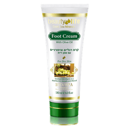 ארומה | קרם רגליים | עם שמן זית | 180מל | מרכך את העור ומזין אותו ברכיבים חיוניים | הענקת מראה עור בריא וחיוני ארומה דד סי | Aroma Dead Sea