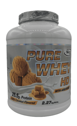 POWERTECH - אבקה חלבון להכנת משקה על בסיס מי גבינה בטעם קרמל מלוח- PURE WHEY HD - 2 KG פאוורטק | Powertech