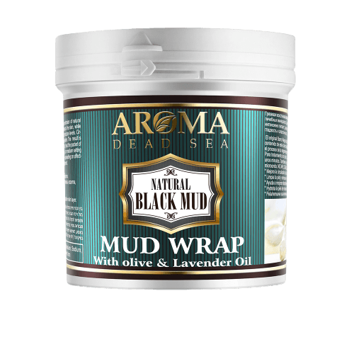 בוץ טבעי מים המלח | 570 גרם | מועשר בשמן זית ושמן לבנדר | ארומה דד סי | Aroma Dead Sea