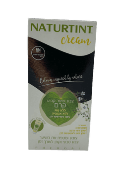 צבע לשיער | 5N | קרם | NATURTINT | ללא PPD | ללא אמוניה נטורטינט | NATURTINT
