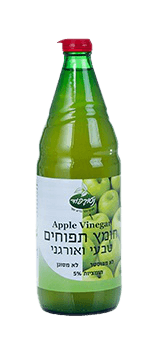 חומץ תפוחים טבעי ואורגני - 750 מל - נטורפוד