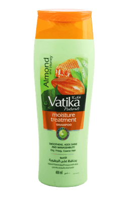 וטיקה שמפו איכותי | מכיל 400 מל | בתוספת שקדים דבש יוגורט וחינה | וטיקה | Vatika