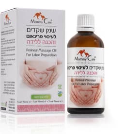 מאמי קר | שמן שקדים | לעיסוי פרינאום והכנה ללידה | ללא נבט חיטה | מכיל 100 מל מאמי קר | Mommy Care
