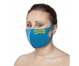 מסכת נשימה לפנים מנדפת זיעה מבד לייקרה לפנים רב שימושית אלה לנשים | ניתן לכבס | אוריאל | URIEL