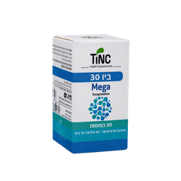 פרוביוטיקה ביו 30 | מכיל 30 כמוסות | BIO 30 MEGA | כשר פרווה | טינקטורה טק | Tinctura Tech