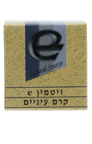 ויטמין E | קרם עיניים | מקורות טבעיים | מכיל 30 מל | Natural source | נטורל סורס