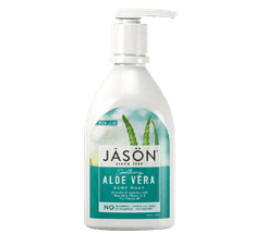 גייסון סבון גוף אלוורה מרגיע | מכיל 887 מל | סבון גוף המנקה בעדינות מרגיע עור מגורה ומעשיר אותו בלחות | JASON גייסון | JASON