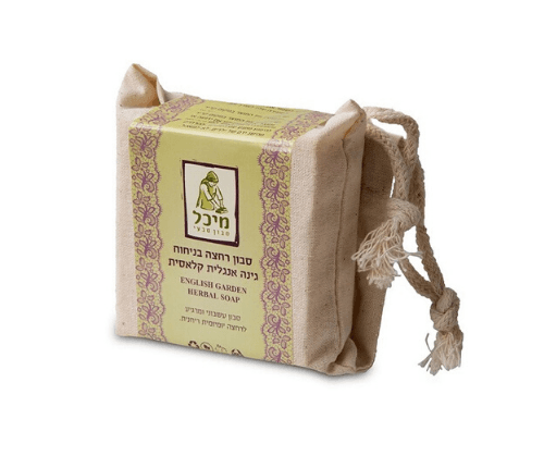 סבון רחצה עדין בניחוח גינה אנגלית קלאסית מיכל סבון טבעי