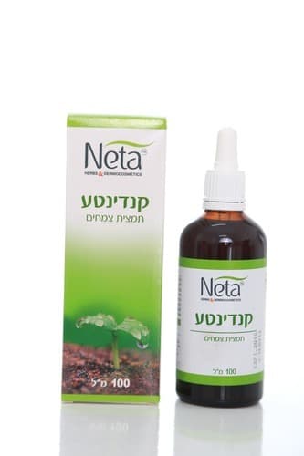 קנדינטע | מכיל 100 מל | אלכוהול בנפח 30 אחוז | תמצית צמחים | תוסף תזונה נטע | NETA | רוקחות מהטבע