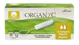 טמפון ללא מוליך - רגיל - 16 יח Organyc