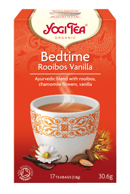 צמחים מיובשים להכנת משקה בחליטה אורגנית בטעם וניל | 17 שקיקי תה | yogi tea