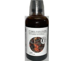 ויתניה משכרת | אשווגנדה | מכיל 100 מל | תמצית צמחית | ברא צמחים | BARA