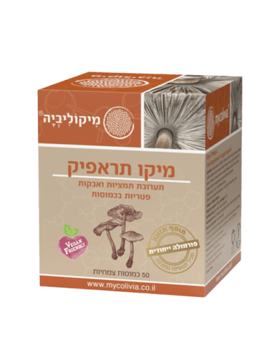 מיקו תראפיק | מכיל 50 כמוסות | תערובת אורגנית | מיקוליביה | Mycolivia