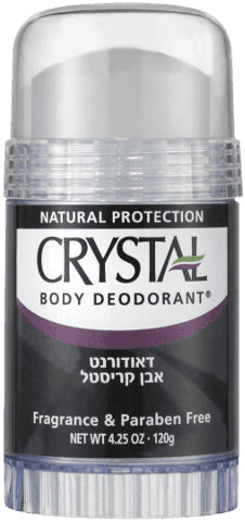 דאודורנט אבן קריסטל לגבר ללא ריח - 120 גרם - CRISTAL נטורל פרוטקשיין