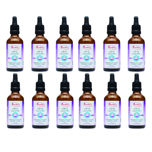 מבצע שתיים עשרה | ברזל עדין ליפוזומלי | בטעם פסיפלורה | מכיל 50 מל | סנסי טבע | Sensi Teva