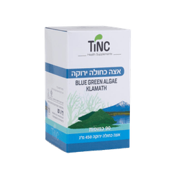 אצה כחולה ירוקה | מכיל 90 כמוסות | תוסף תזונה | טינקטורה טק | Tinctura Tech