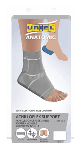 מגן קרסול איכותי ונוח לגיד אכילס לבעיות דלקת קיצור הגיד וכו | ITEM 355 | מידה L | אוריאל אוריאל | URIEL