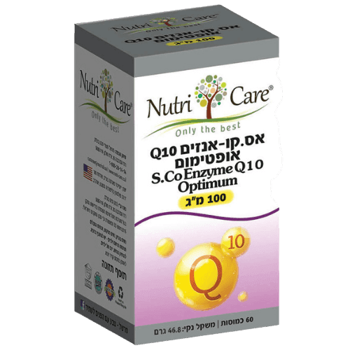 קו אנזים Q10 אופטימום נוטרי קר | 100 מג | נוטרי קר | Nutri Care