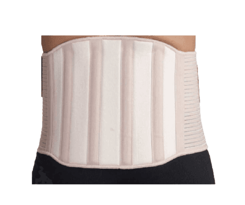 חגורת גב עבה ואלסטית - רוחב 26 סמ | בעל 4 מוטות אנכיות כרית מתכוונת למיקוד הלחץ המופעל בגב תחתון | לנשים | מידה M אוריאל | URIEL