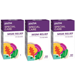 מבצע שלישיה | MSM RELIEF Special Care | מכיל 1125 מג | 360 קפליות סהכ || אלטמן | ALTMAN