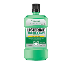 ליסטרין שטיפת פה | לריענון הפה והפחתת רובד החיידקים פלאק | 500 מל | LISTERINE