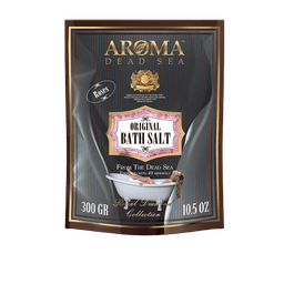 מלח אמבט מים המלח | 300 גרם | ורדים | ארומה דד סי | Aroma Dead Sea
