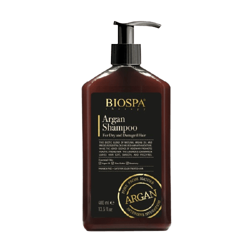 שמפו ארגן | לשיער יבש ופגום | מכיל 400 מל | ביו ספא | BIO SPA