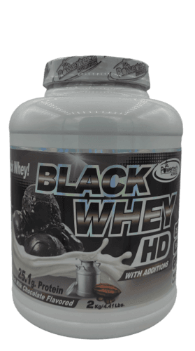 POWERTECH - אבקה חלבון להכנת משקה על בסיס מי גבינה בטעם שוקולד חלב שחור- PURE WHEY HD - 2 KG פאוורטק | Powertech