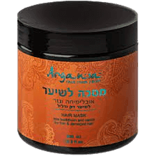 מסיכה מקצועית לשיער אובלפיכה וגזר לשיער דק ודליל של ארגניה 500 ml ARGANIA | ארגניה