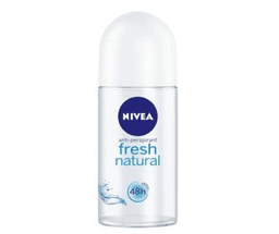דאודורנט | 50מל | רול און | Fresh Natural | NIVEA | מסייע במניעת ריחות לא נעימים | תורם לתחושת רעננות ל48 שעות ניוואה | NIVEA