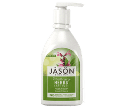 גייסון סבון גוף צמחים ללחות והזנת העור | מכיל 887 מל | גל רחצה צמחים - להזנת העור וללחות מוגברת גייסון | JASON