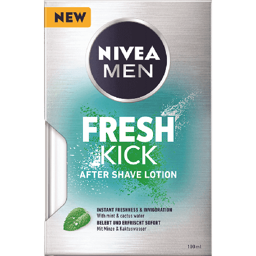 אפטר שייב קיק פרש | מכיל 100 מל | After Shave Lotion | Fresh Kick | ניוואה | NIVEA