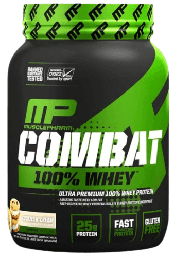 MUSCLEPHARM COMBAT 100 WHEY | אבקת חלבון מאסל פארם כשר בטעם בננה 2269 קג מאסל פארם | MusclePharm