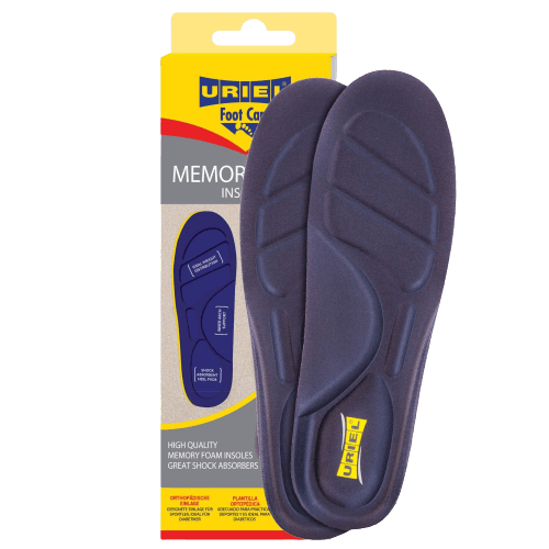 רפידות זיכרון נוחות במיוחד בולמות זעזועים דוחות ריחות לא נעימים | אנטי בקטריאליות | מידה 38-40 אוריאל | URIEL