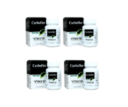קרבופלור פחם צמחי פעיל 200 כמוסות | מבצע רביעיה | פלוריש הדס | Floris Hadas