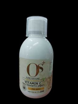 ויטמין c | ליפוזומלי נוזלי | טעם תפוז OS PURE NATURE | אוס טבע טהור
