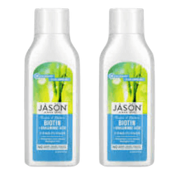 מבצע זוגי | JASON | שמפו ביוטין | הביוטין וויטמין B5 מעניקים חיות חיוניות וגמישות | 473 מל | גייסון גייסון | JASON