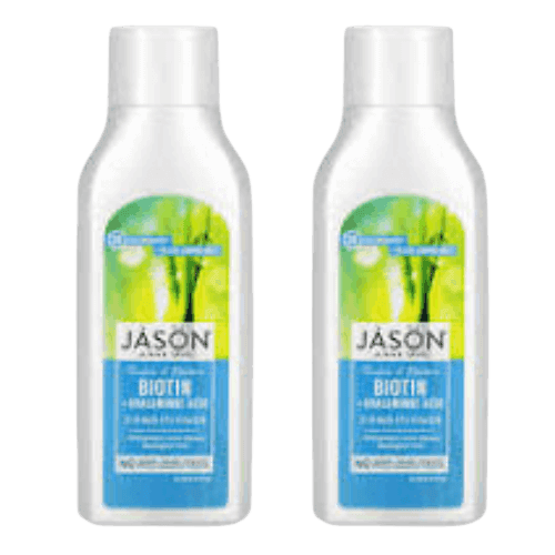 מבצע זוגי | JASON | שמפו ביוטין | הביוטין וויטמין B5 מעניקים חיות חיוניות וגמישות | 473 מל | גייסון גייסון | JASON