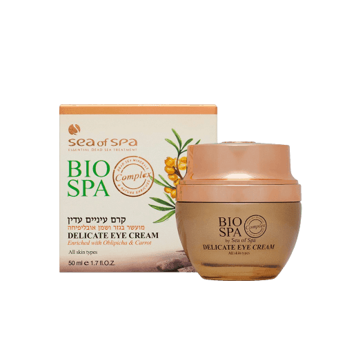 קרם עיניים עדין | מעושר בגשר ושמן אובליפיחה | מכיל 50 מל | ביו ספא | BIO SPA