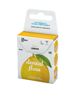 חוט דנטלי | בטעם לימון | מכיל 50 מטר | The Humble | Humble Brush