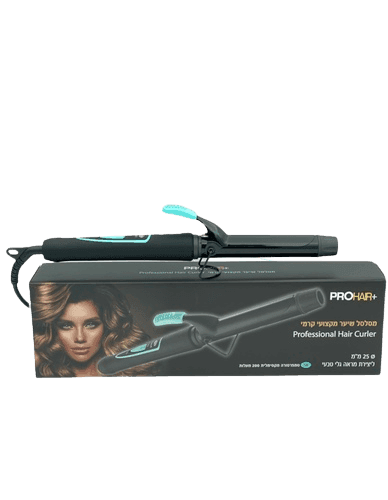 מסלסל שיער 25 ממ | למראה גלי קופצני | Professional Hair Curler | פרוהייר | PROHAIR