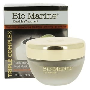 מסיכת בוץ לפנים עם קולגן | מכיל 50 מל | עשירה במינרלים וויטמינים מים המלח | ביו מארין | Bio Marine