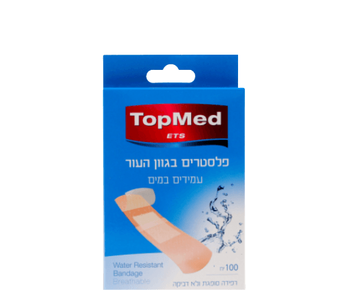 פלסטרים | בגוון העור | עמידים במים | 100יח