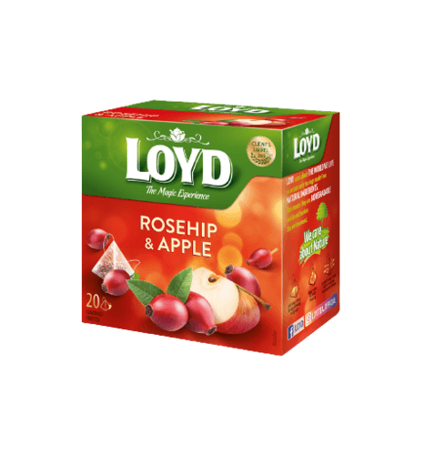 תערובת היביסקוס פקעות ורדים ותפוחי עץ | לחליטה | לתה | כשר פרווה | מכיל 20 שקיקים