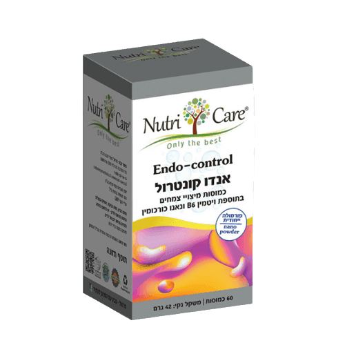 ENDO control | אנדו קונטרול | מכיל 60 כמוסות | נוטרי קר | Nutri Care