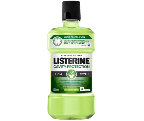 שטיפת פה ליסטרין | תמיסת לשטיפת הפה | 500 מל | LISTERINE GREEN TEA